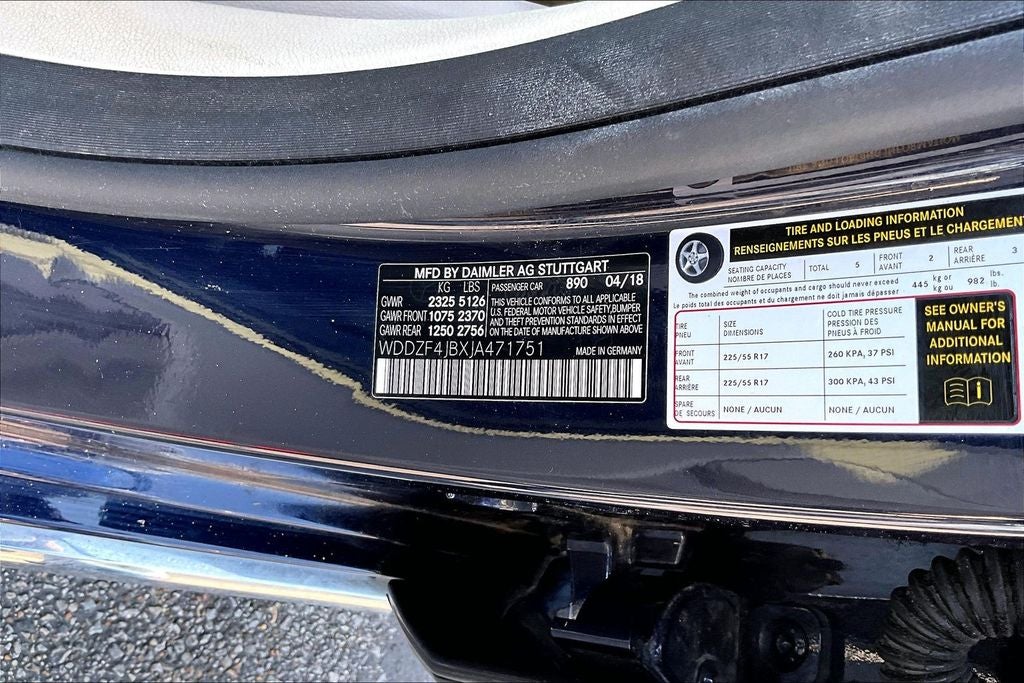 2018 Mercedes-Benz E-Class E 300