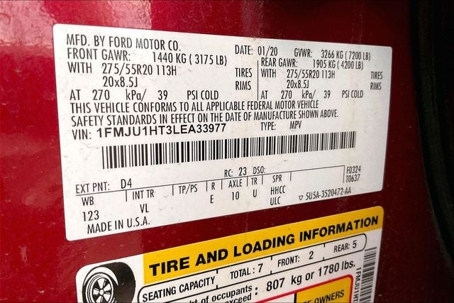 2020 Ford Expedition XLT