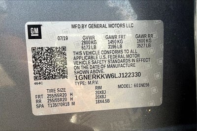 2020 Chevrolet Traverse Premier