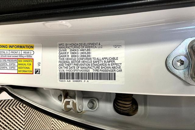 2022 Honda Accord Touring