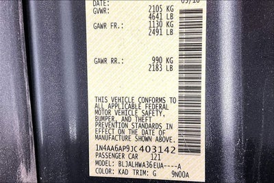 2018 Nissan Maxima Platinum