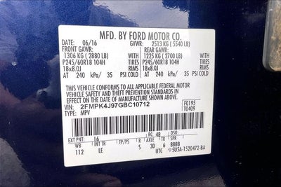 2016 Ford Edge SEL