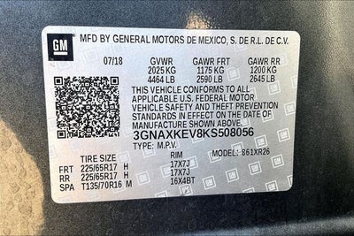 2019 Chevrolet Equinox LT