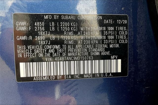 2021 Subaru Outback Limited