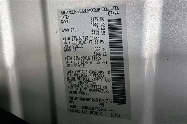 2024 Nissan Rogue SV