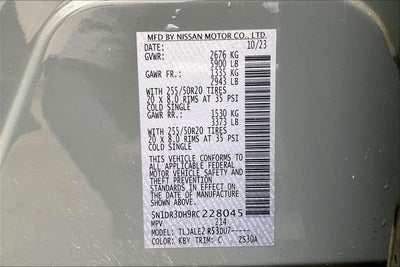 2024 Nissan Pathfinder Platinum