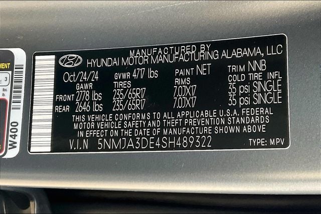 2025 Hyundai Tucson SE