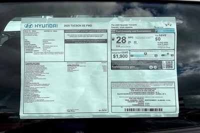 2025 Hyundai Tucson SE