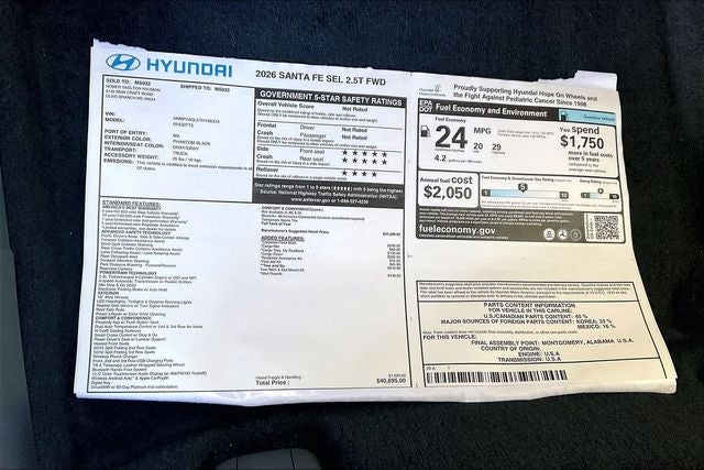 2026 Hyundai Santa Fe SEL
