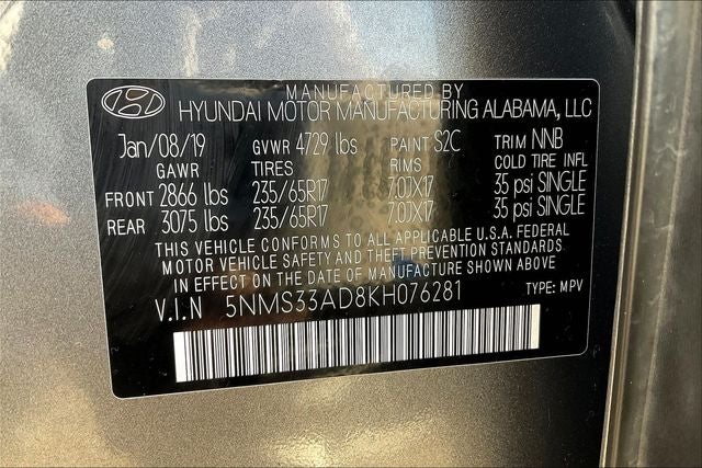 2019 Hyundai Santa Fe SEL