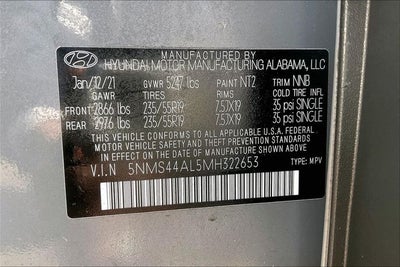 2021 Hyundai Santa Fe Limited