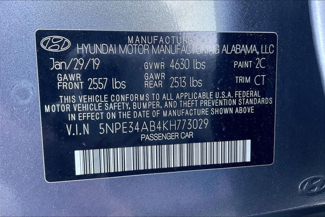 2019 Hyundai Sonata Limited