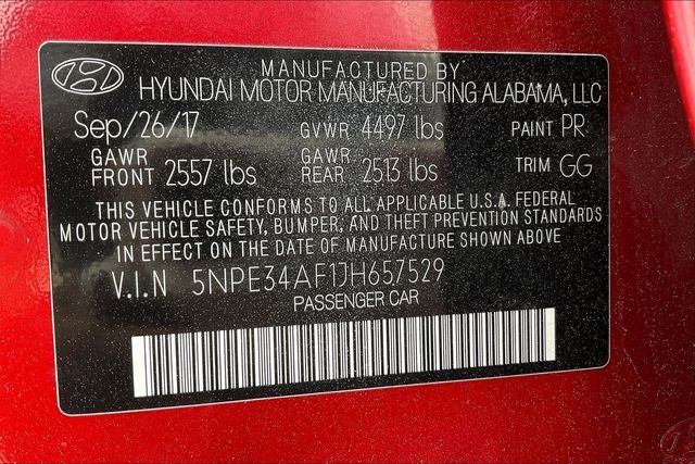 2018 Hyundai Sonata SEL