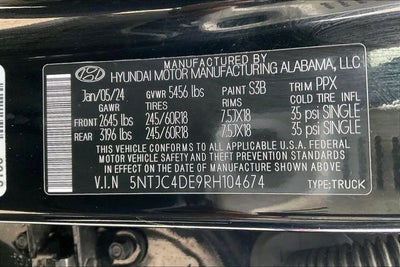 2024 Hyundai Santa Cruz SEL