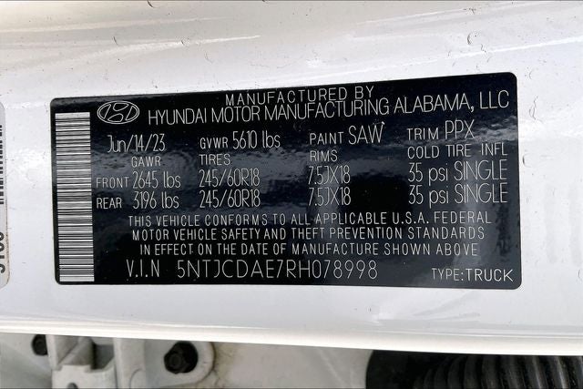 2024 Hyundai Santa Cruz SEL