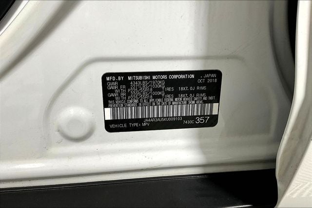 2019 Mitsubishi Outlander Sport 2.0 LE