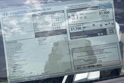 2025 Hyundai Kona SEL
