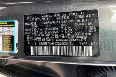 2022 Hyundai Palisade Calligraphy