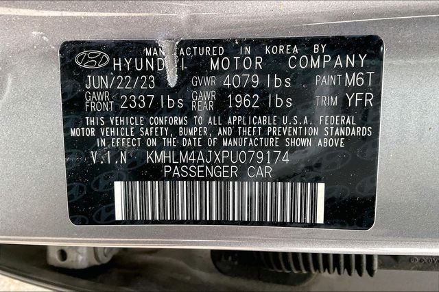 2023 Hyundai Elantra Hybrid Blue