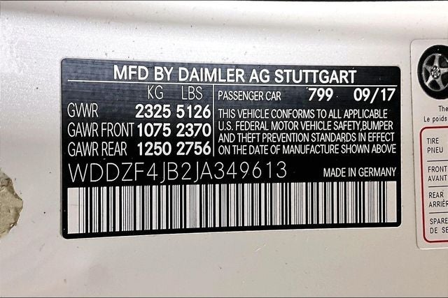 2018 Mercedes-Benz E 300 E 300