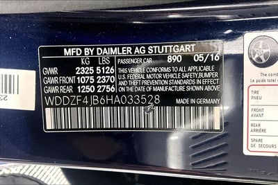 2017 Mercedes-Benz E 300 E 300