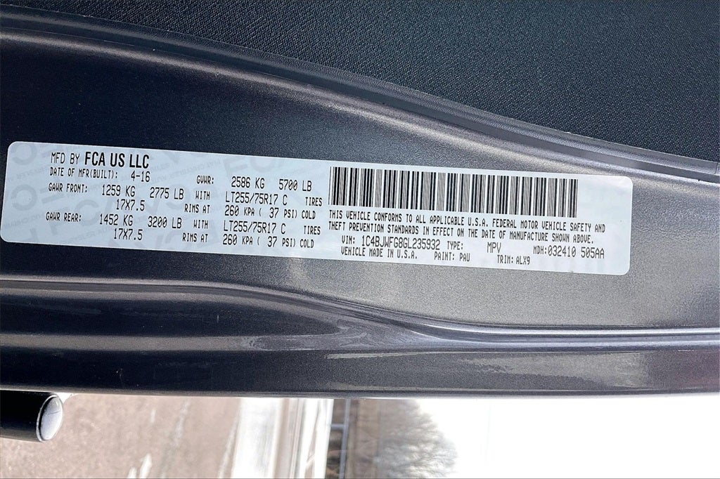 2016 Jeep Wrangler Unlimited Rubicon