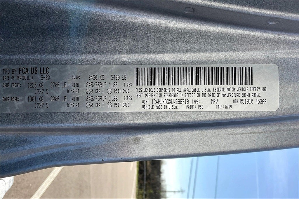 2020 Jeep Wrangler Unlimited Sport S