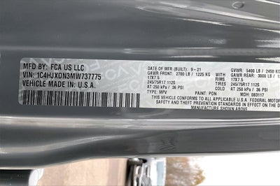 2021 Jeep Wrangler Unlimited Sport