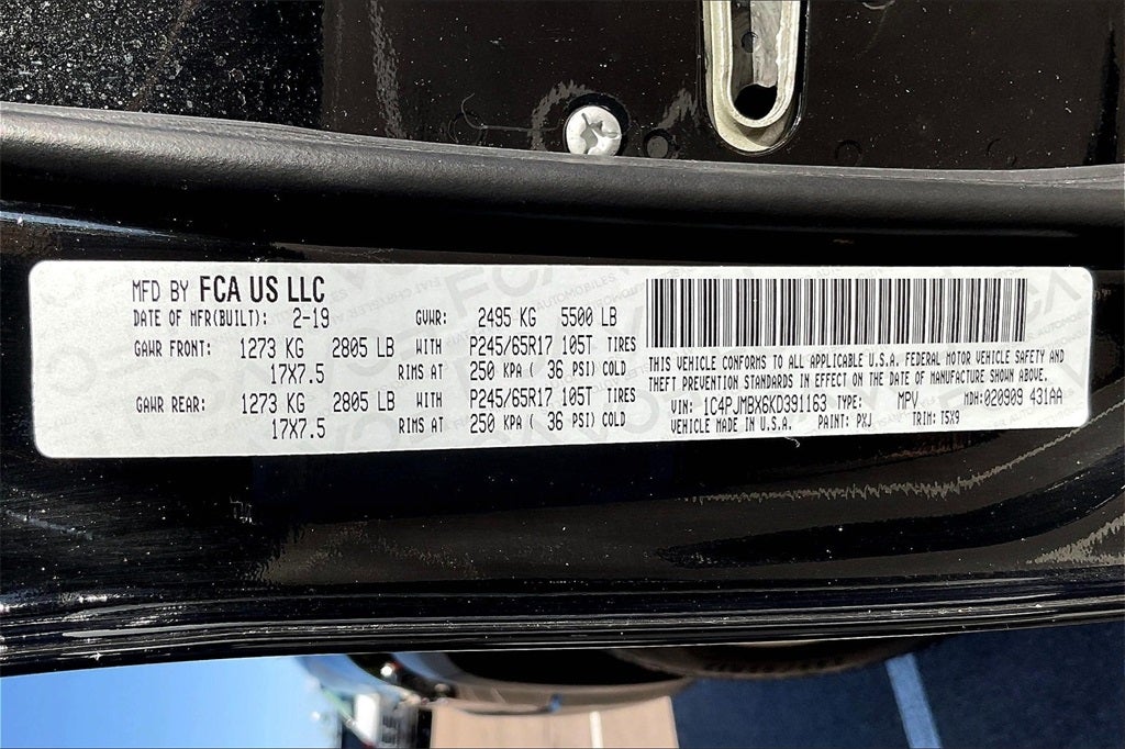 2019 Jeep Cherokee Trailhawk