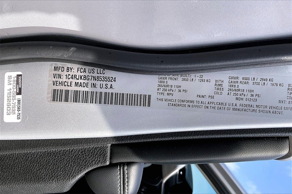 2022 Jeep Grand Cherokee L Limited