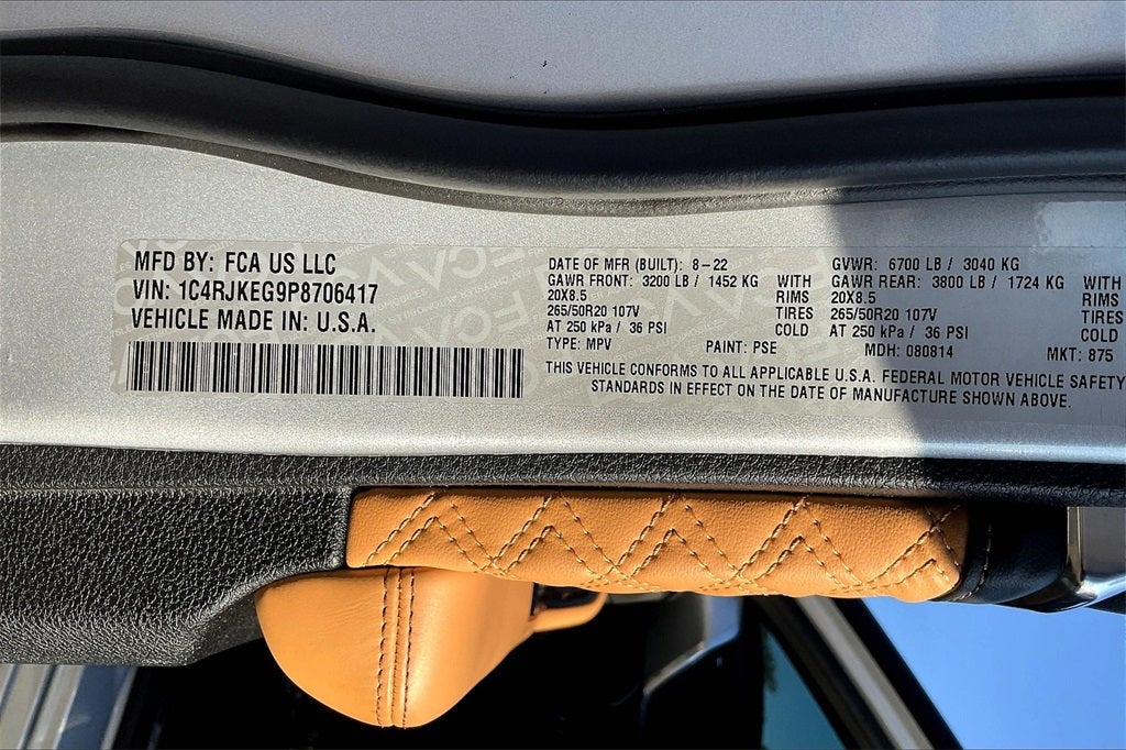 2023 Jeep Grand Cherokee L Summit