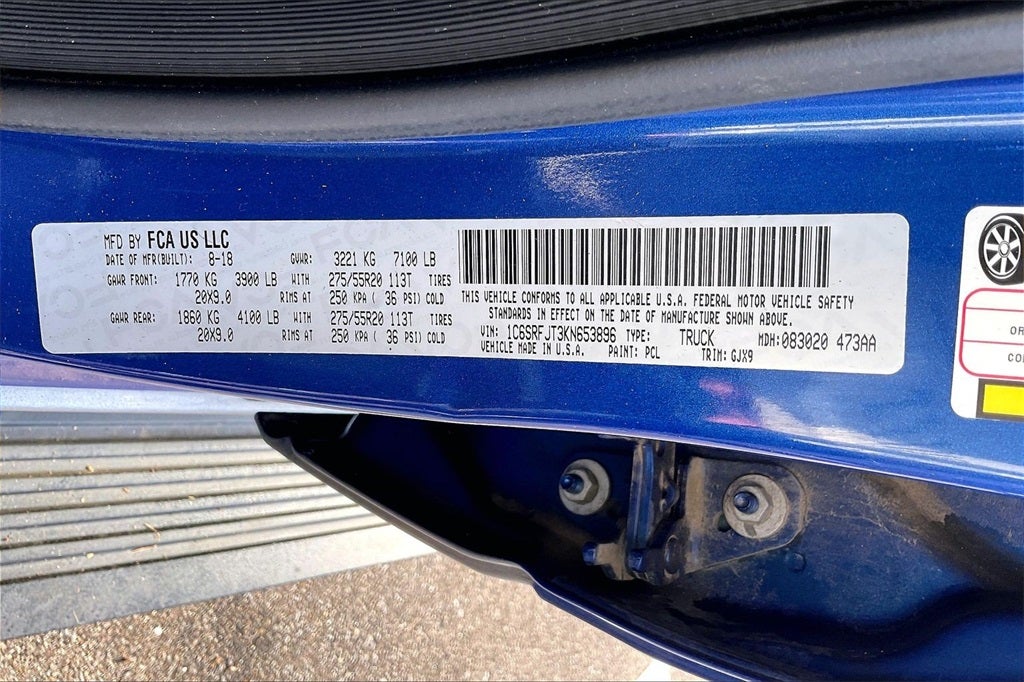 2019 RAM 1500 Laramie