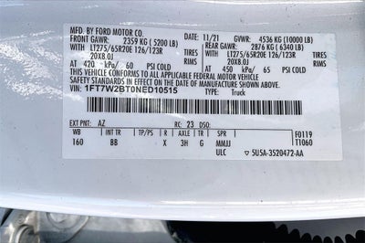 2022 Ford F-250SD Platinum