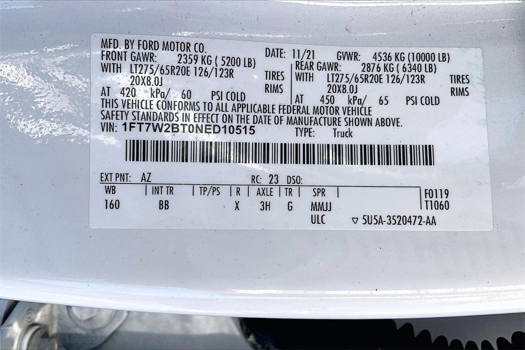 2022 Ford F-250SD Platinum