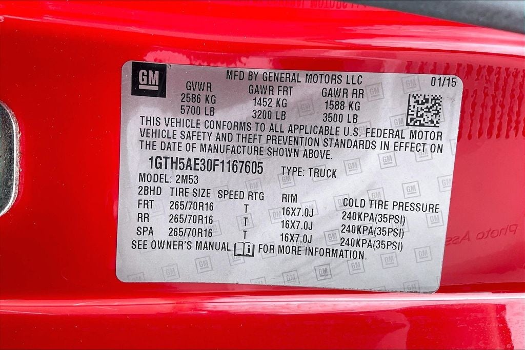 2015 GMC Canyon Base