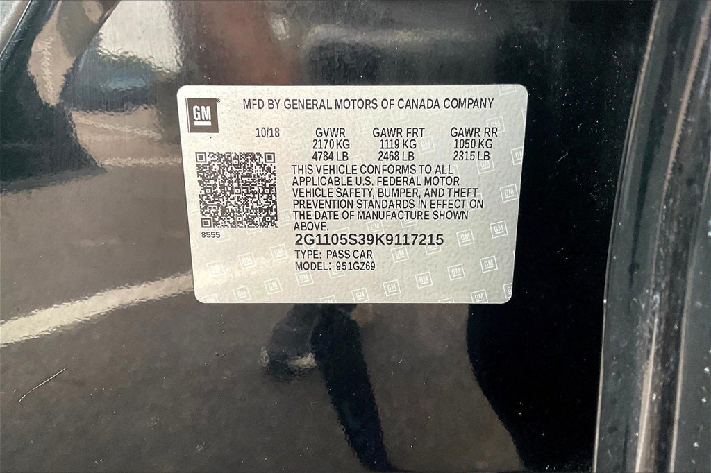 2019 Chevrolet Impala Premier