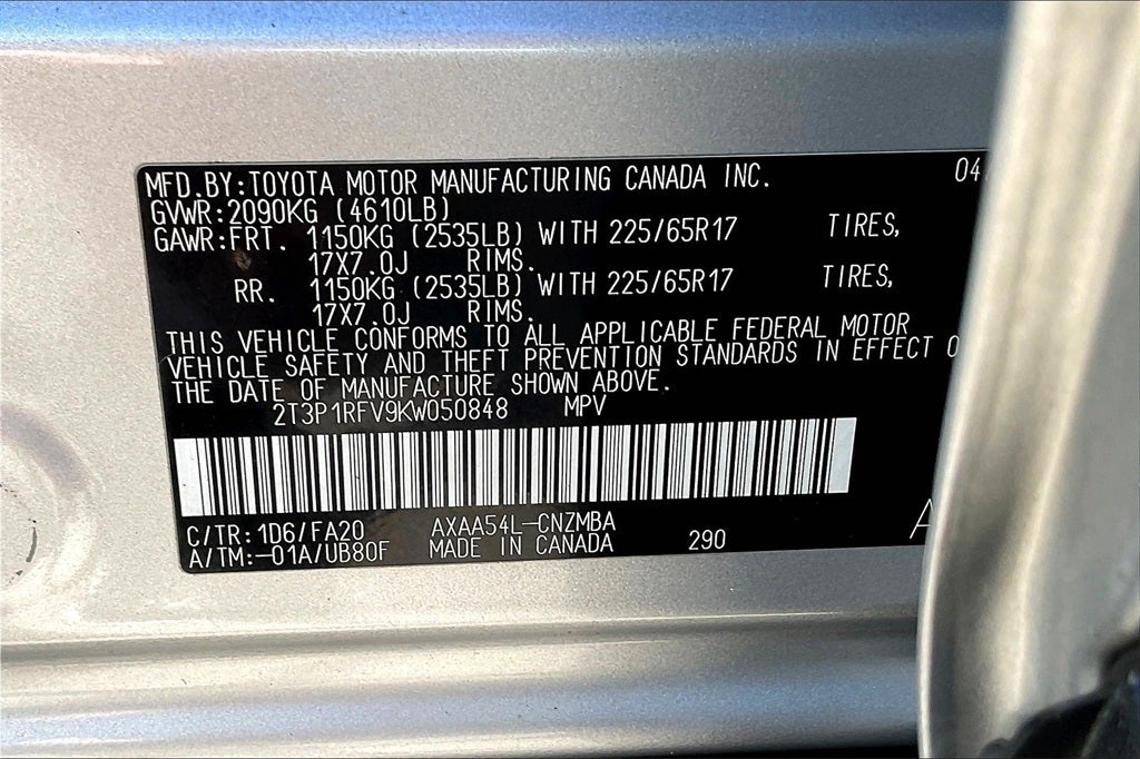 2019 Toyota RAV4 XLE