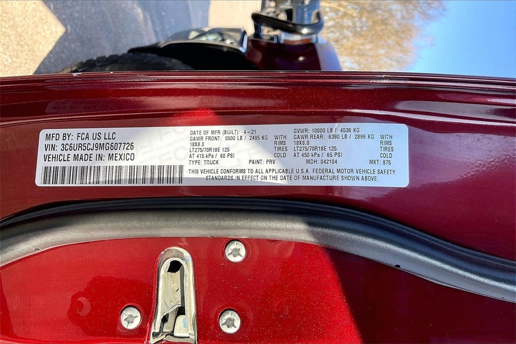 2021 RAM 2500 Tradesman