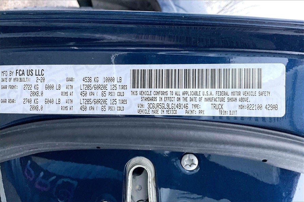 2020 RAM 2500 Laramie Longhorn