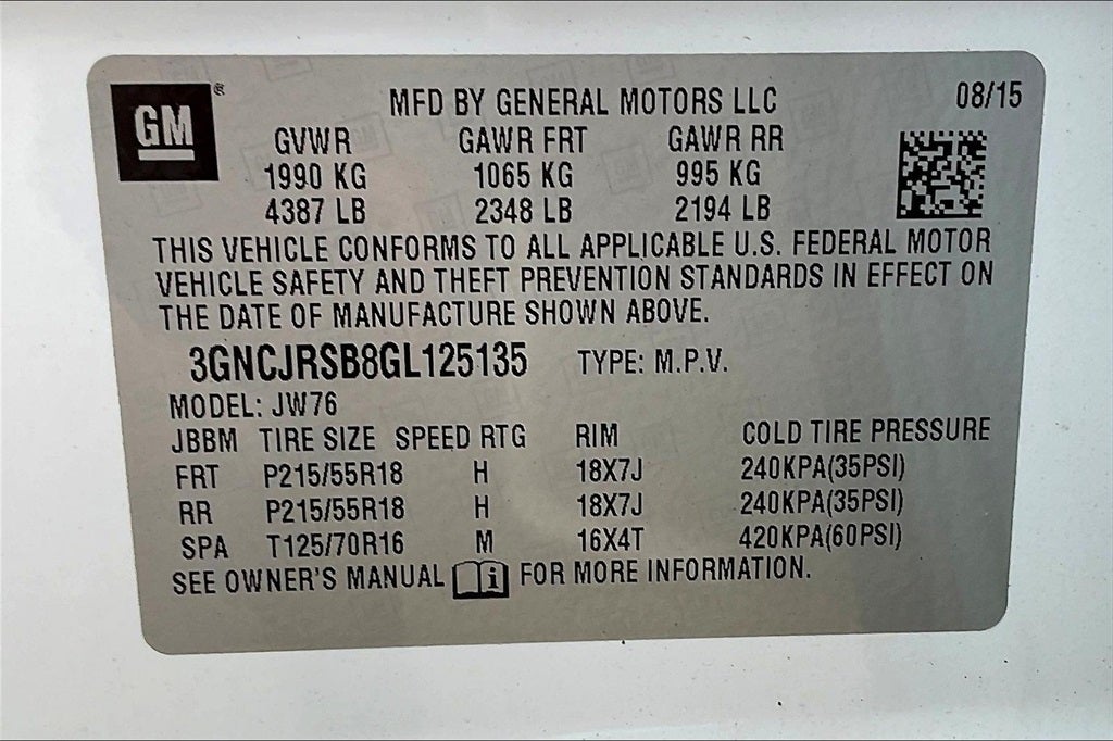 2016 Chevrolet Trax LTZ