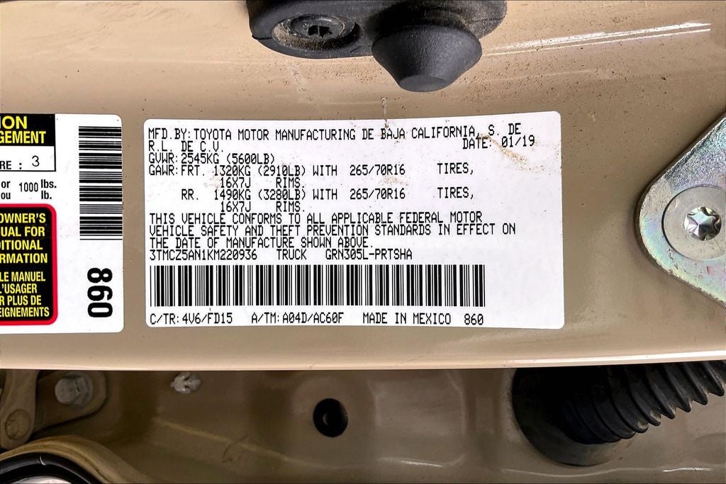 2019 Toyota Tacoma TRD Off-Road V6