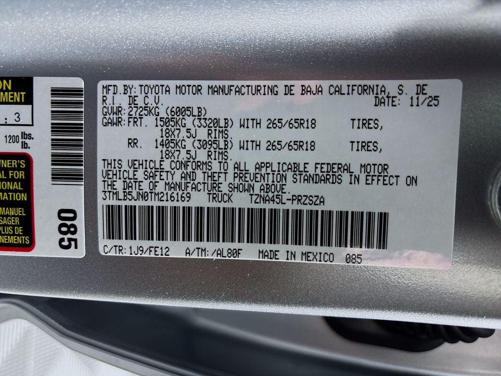2026 Toyota Tacoma TRD Sport