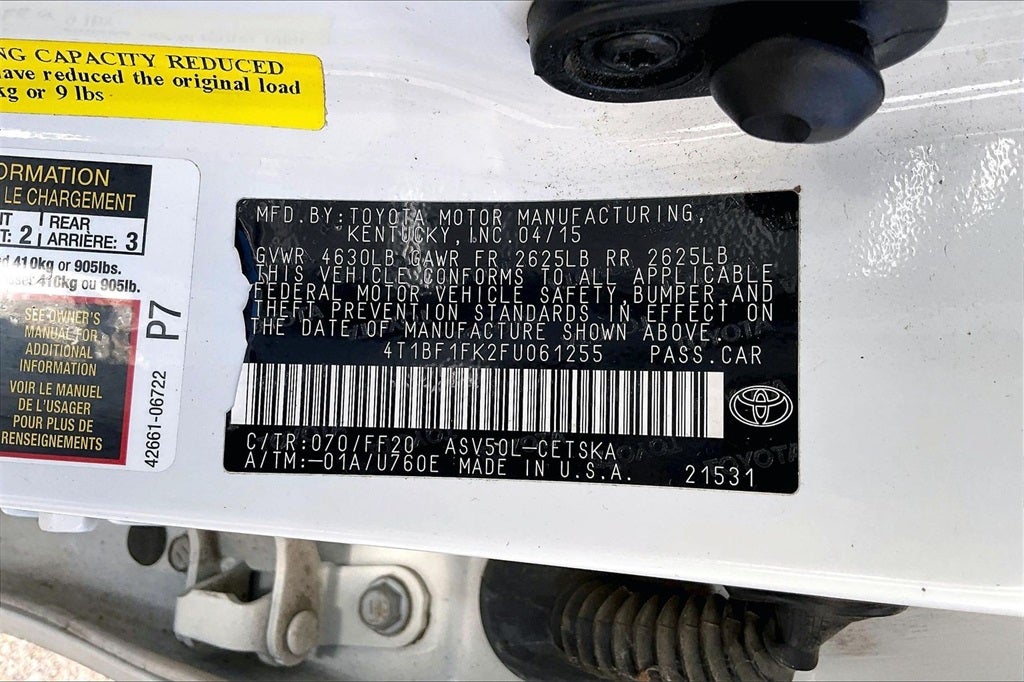 2015 Toyota Camry SE