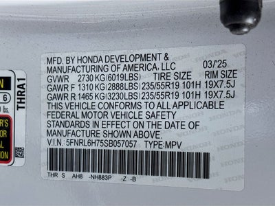 2025 Honda Odyssey Sport-L