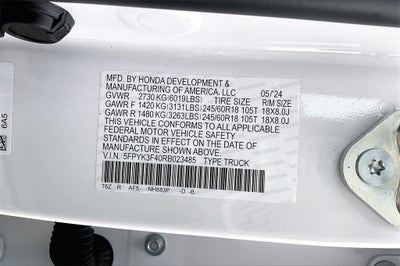 2024 Honda Ridgeline RTL