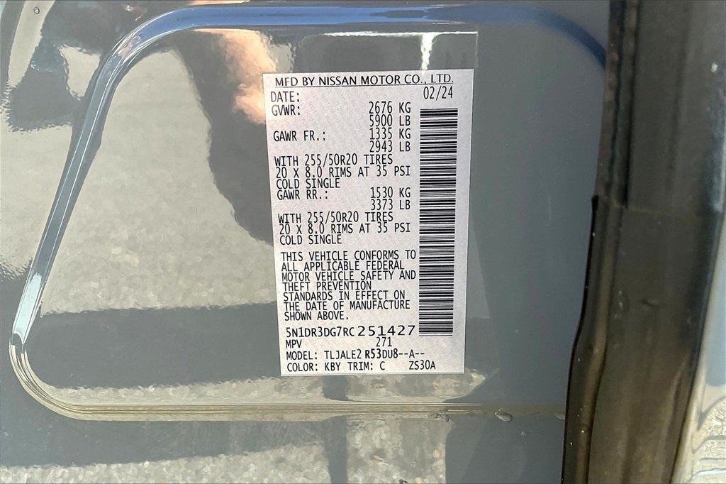 2024 Nissan Pathfinder Platinum