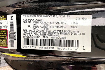 2018 Toyota Tacoma SR5 V6